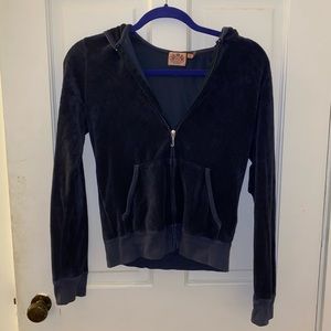 Juicy Couture navy track hoodie
